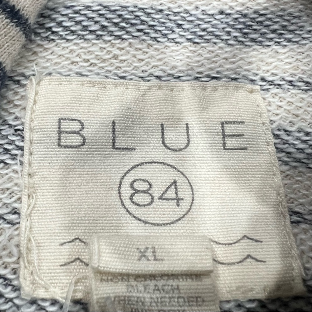 Women’s Blue 84 Striped Eagle River, Wisconsin lightweight striped hoodie XL - Picture 9 of 10